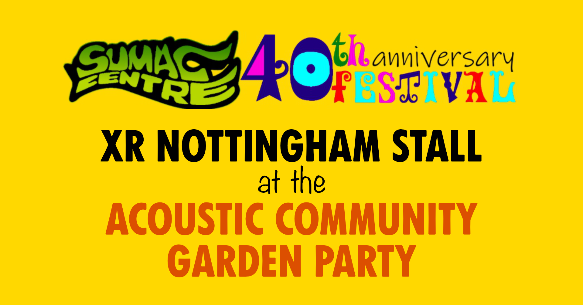 XR stall at sumac 40th party